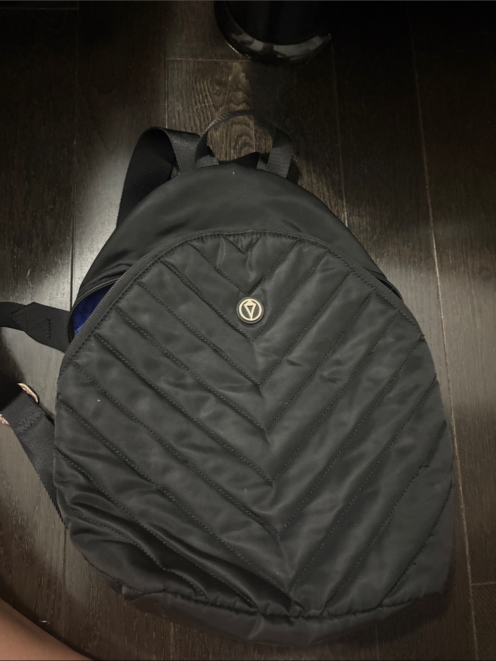 Iviva Black Quilted Backpack - Sleek Everyday Carry